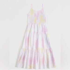 Abercrombie Kids Smocked
Embroidered Maxi Cotton Blend Dress Sz 17/18